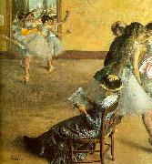 Edgar Degas Ballet Class France oil painting artist